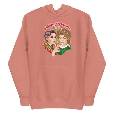 Drink Your Eggnog Shelby (Hoodie)-Christmas Hoodies-Swish Embassy