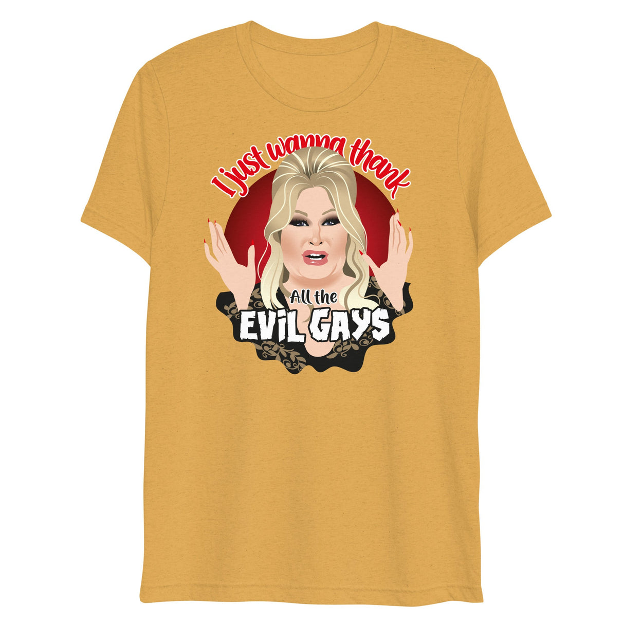 Evil Gays (Triblend)-Triblend T-Shirt-Swish Embassy