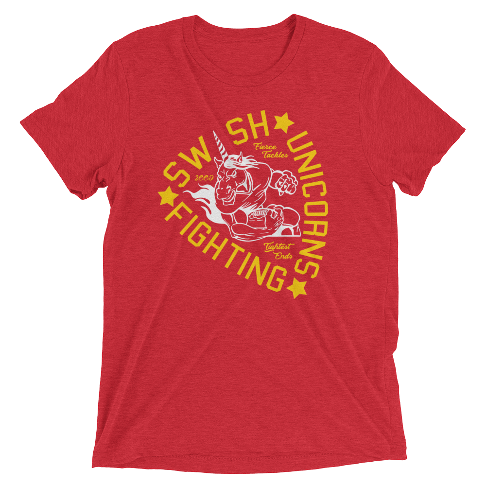 FIghting Unicorns (Triblend)-Triblend T-Shirt-Swish Embassy