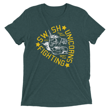 FIghting Unicorns (Triblend)-Triblend T-Shirt-Swish Embassy