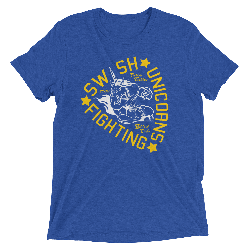 FIghting Unicorns (Triblend)-Triblend T-Shirt-Swish Embassy