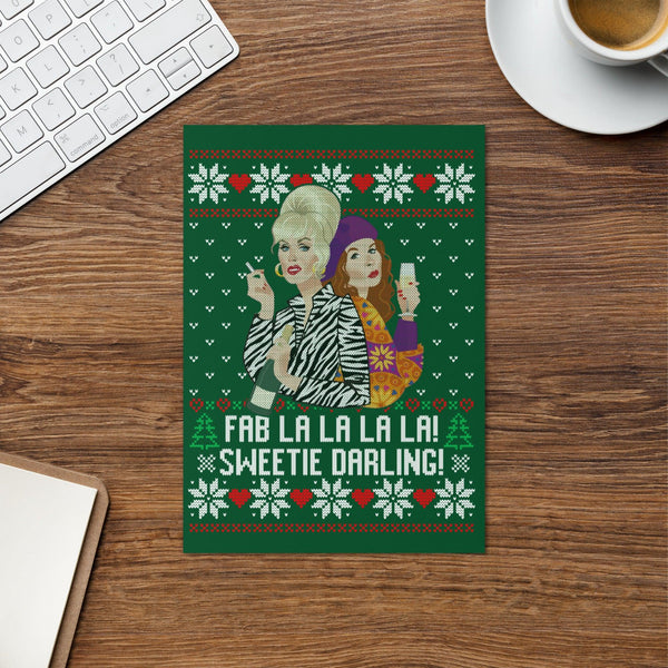 Fab La La La La — Greeting Card