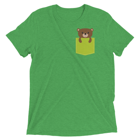 Faux Pocket Bear (Triblend)-Triblend T-Shirt-Swish Embassy