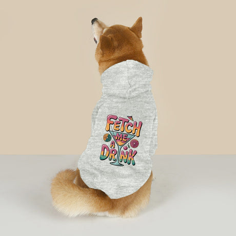 Fetch Me a Drink (Pet Hoodie)-Pet Hoodie-Swish Embassy