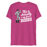 First Rodeo (Triblend)-Triblend T-Shirt-Swish Embassy