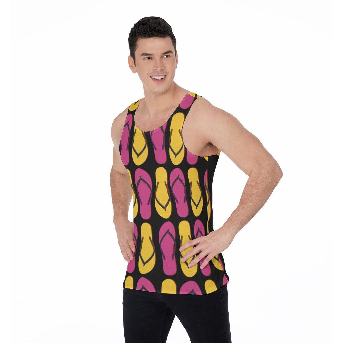 Flip Flops (Allover Tank Top)-Allover Tank Top-Swish Embassy