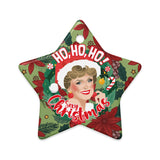 GG Ho Ho Ho (Ceramic Ornament)-Ceramic Ornament-Swish Embassy
