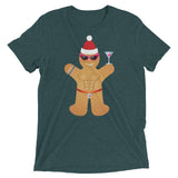 Gingerbread Circuit Man (Triblend)-Triblend T-Shirt-Swish Embassy