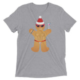 Gingerbread Circuit Man (Triblend)-Triblend T-Shirt-Swish Embassy