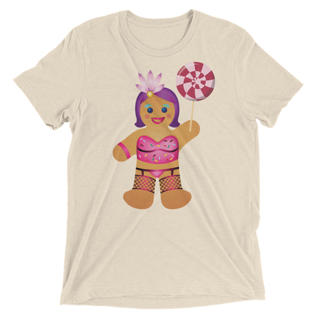 Gingerbread Drag Queen (Triblend)-Triblend T-Shirt-Swish Embassy