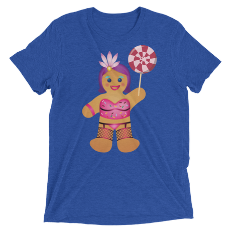 Gingerbread Drag Queen (Triblend)-Triblend T-Shirt-Swish Embassy