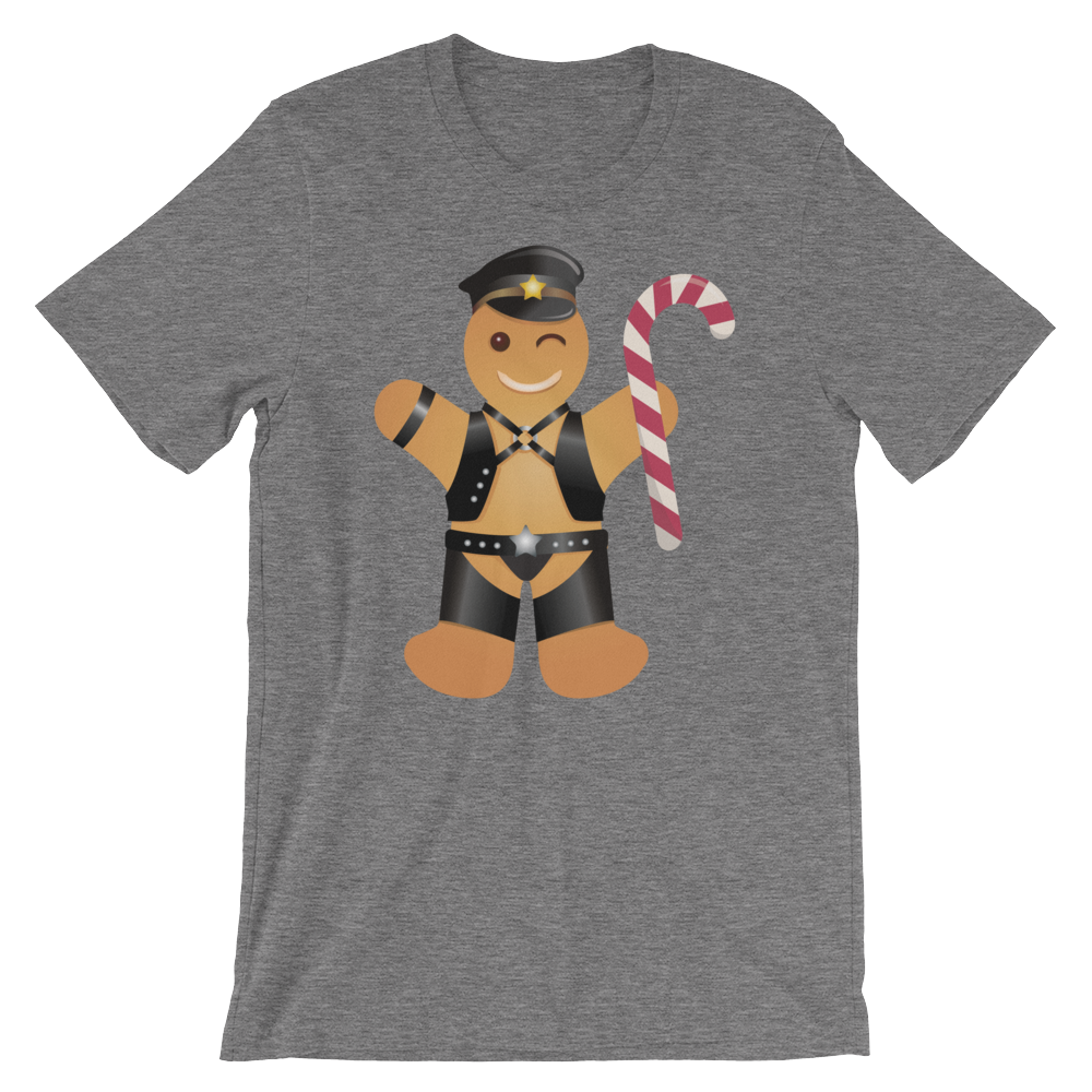 Gingerbread Leather Man-T-Shirts-Swish Embassy