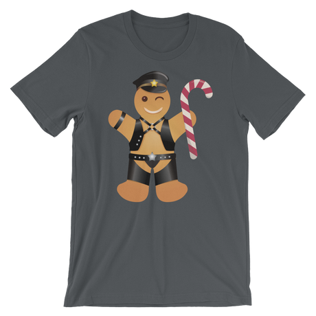 Gingerbread Leather Man-T-Shirts-Swish Embassy