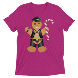 Gingerbread Leather Man (Triblend)-Triblend T-Shirt-Swish Embassy