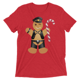 Gingerbread Leather Man (Triblend)-Triblend T-Shirt-Swish Embassy