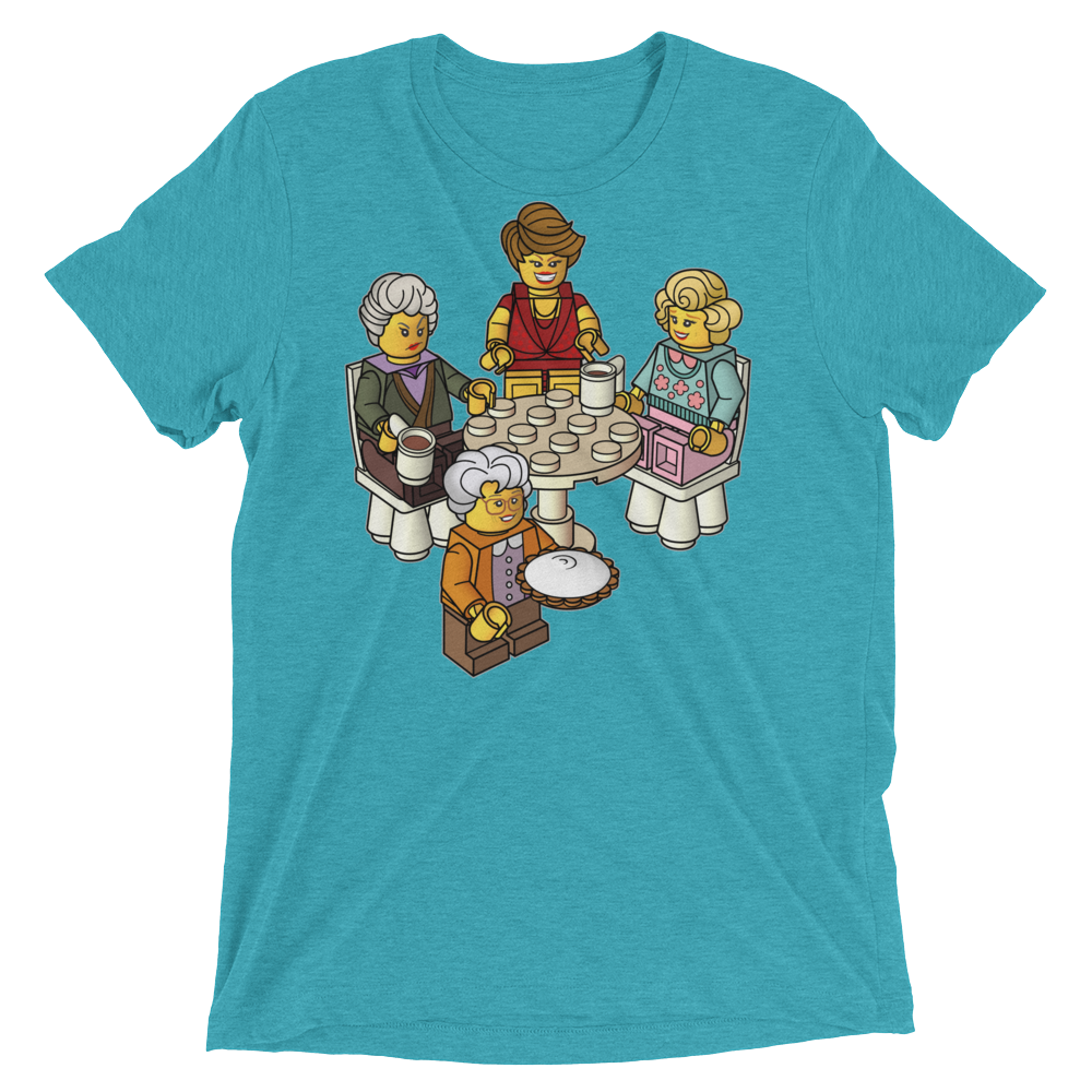 Golden Girls Blocks (Triblend)-Triblend T-Shirt-Swish Embassy