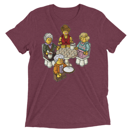 Golden Girls Blocks (Triblend)-Triblend T-Shirt-Swish Embassy