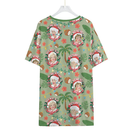 Golden XMas (Allover T-Shirt)-Allover T-Shirt-Swish Embassy