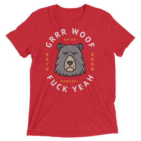 Grrr Woof (Triblend)-Triblend T-Shirt-Swish Embassy