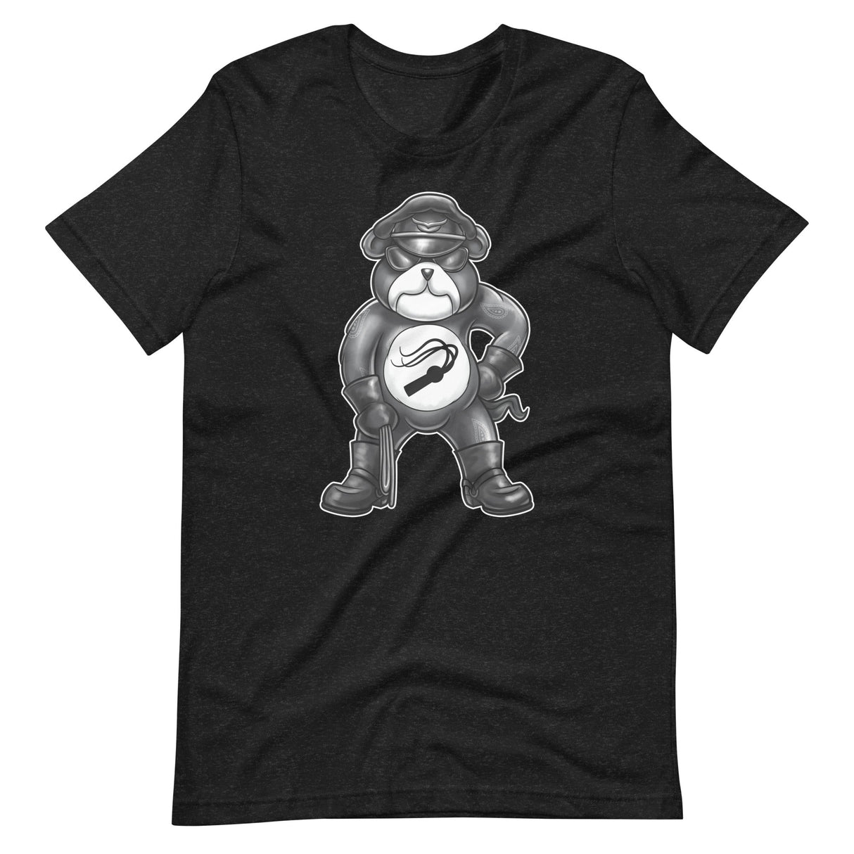 Hanky Bear - Black-T-Shirts-Swish Embassy