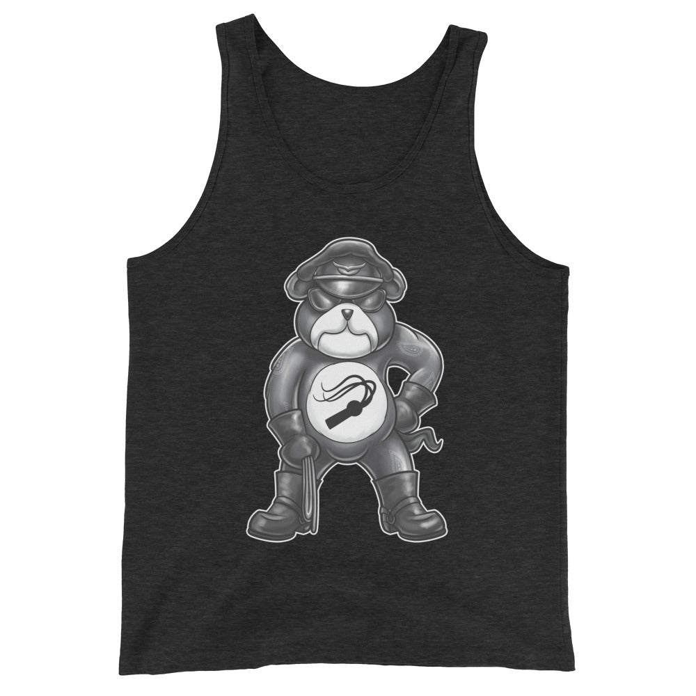 Hanky Bear - Black (Tank Top)-Tank Top-Swish Embassy