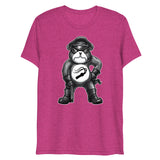 Hanky Bear - Black (Triblend)-Triblend T-Shirt-Swish Embassy