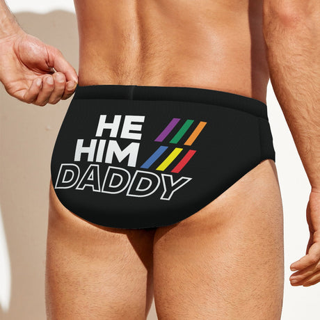 He/Him/Daddy (Swim Briefs)-Swim Briefs-Swish Embassy