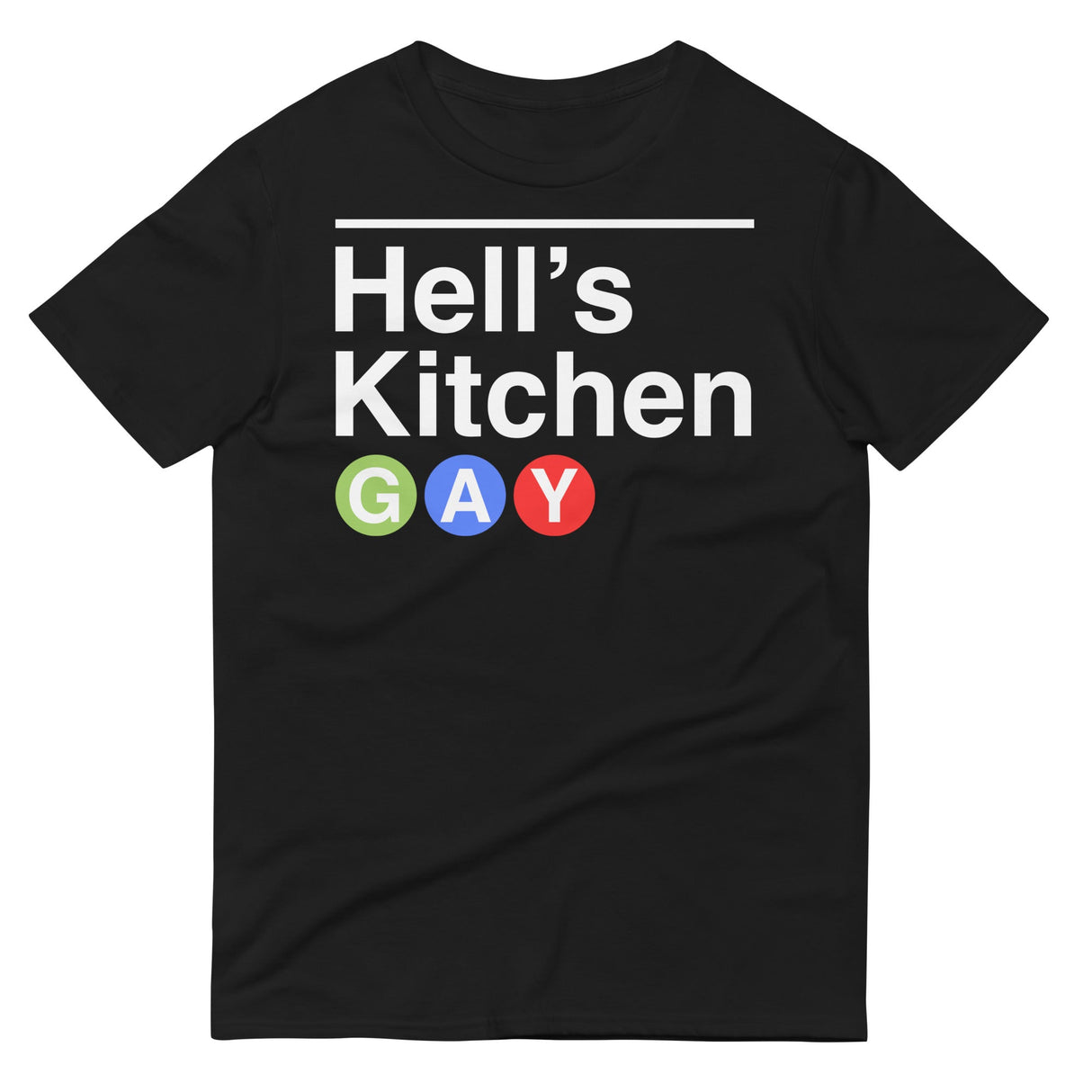 Hell's Kitchen GAY Subway Lines-T-Shirts-Swish Embassy