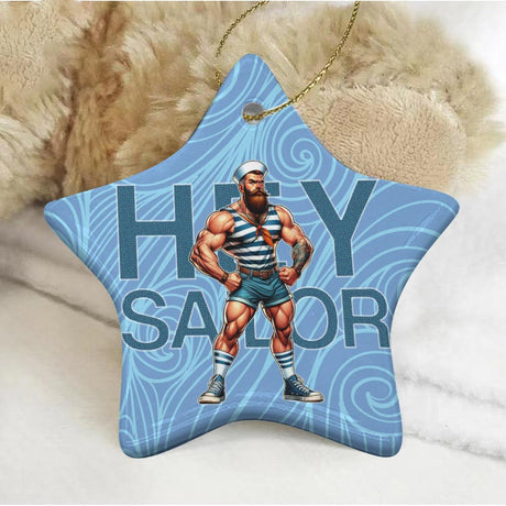 Hey Sailor (Ceramic Holiday Keepsake)-Ceramic Holiday Keepsake-Swish Embassy