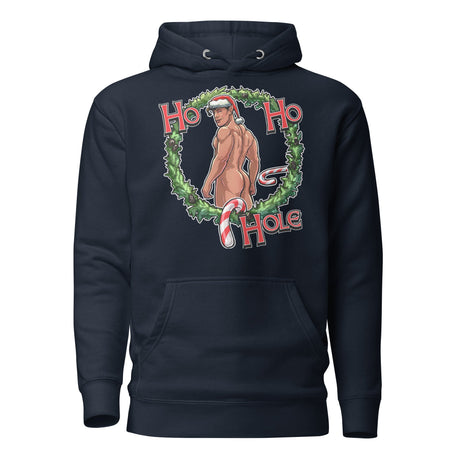 Ho Ho Hole (Hoodie)-Christmas Hoodies-Swish Embassy