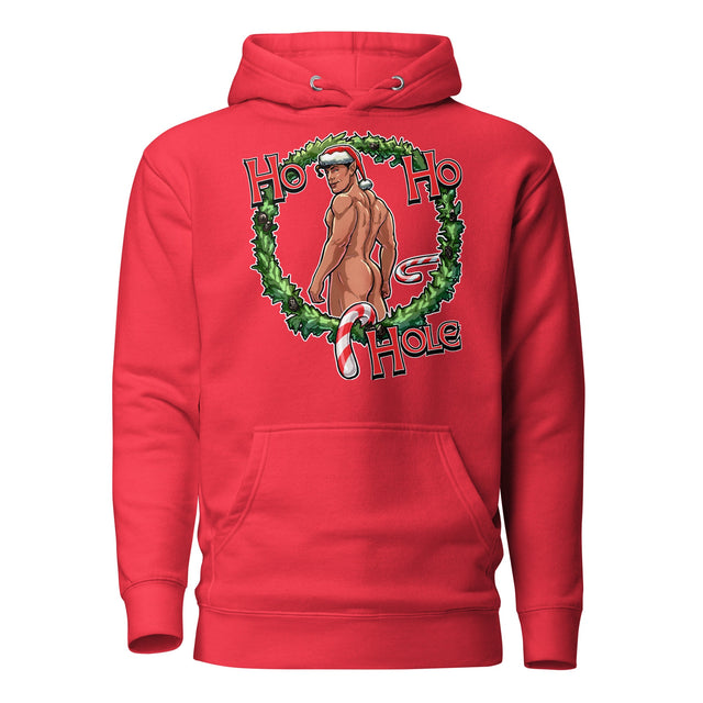 Ho Ho Hole (Hoodie)-Christmas Hoodies-Swish Embassy