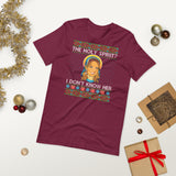 Holy Spirit? I Don't Know Her (Ugly Christmas)-T-Shirts-Swish Embassy