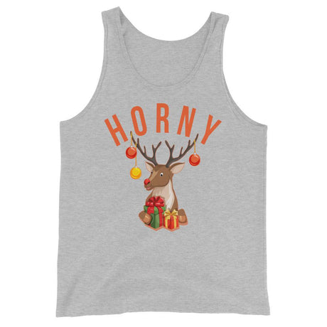 Horny (Tank Top)-Christmas Tanks-Swish Embassy