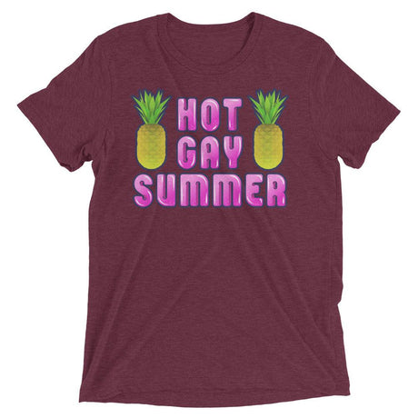 Hot Gay Summer (Triblend)-Triblend T-Shirt-Swish Embassy