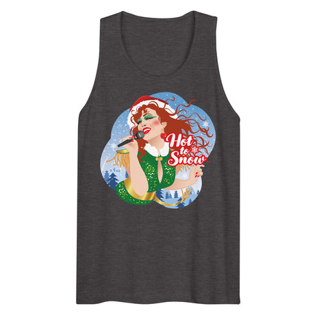 Hot To Snow (Tank top)-Christmas Tank Tops-Swish Embassy