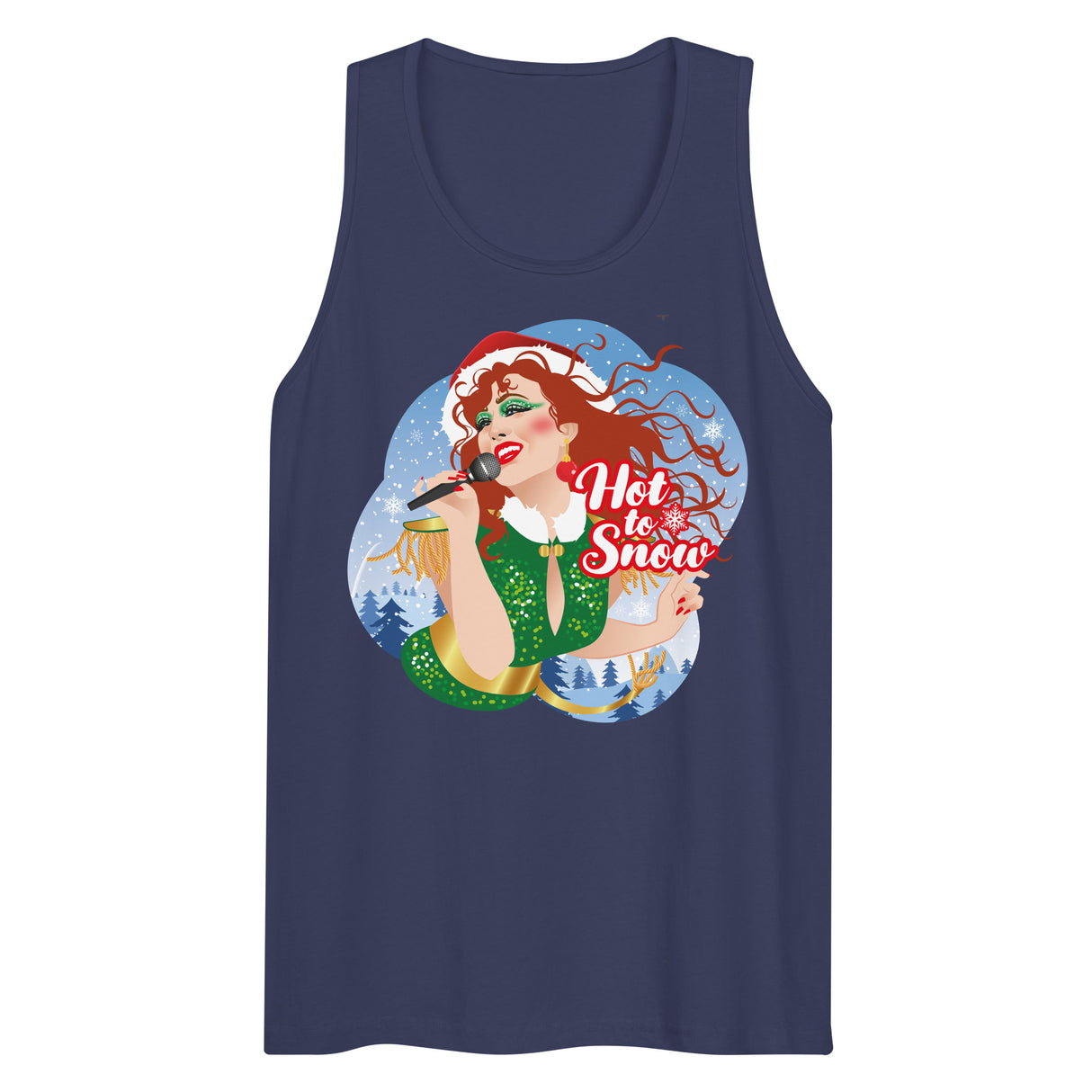 Hot To Snow (Tank top)-Tank Top-Swish Embassy