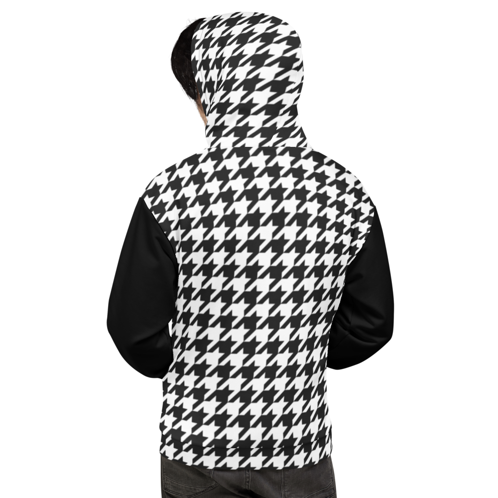 Houndstooth (Allover Hoodie)-Allover Hoodie-Swish Embassy