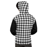 Houndstooth (Allover Hoodie)-Allover Hoodie-Swish Embassy