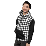 Houndstooth (Allover Hoodie)-Allover Hoodie-Swish Embassy