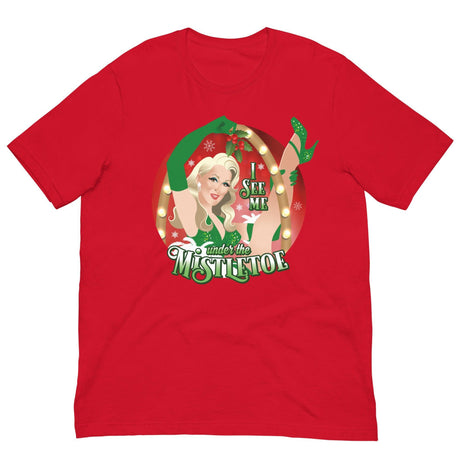 I See Me Under the Mistletoe-Christmas T-Shirts-Swish Embassy
