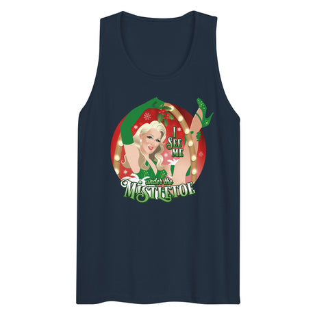 I See Me Under the Mistletoe (Tank top)-Tank Top-Swish Embassy