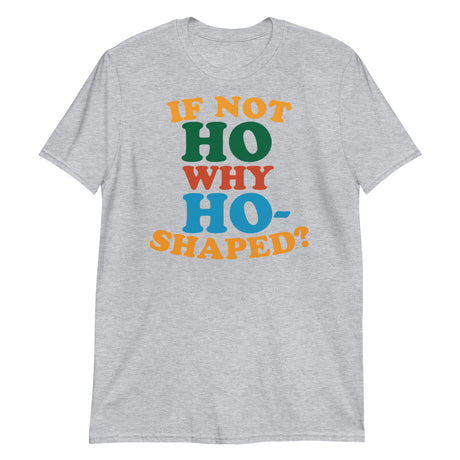 If Not Ho Why Ho-Shaped? (Text Shirt)-Text Shirt-Swish Embassy