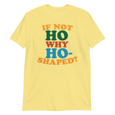 If Not Ho Why Ho-Shaped? (Text Shirt)-Text Shirt-Swish Embassy
