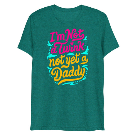 I'm Not A Twink Not Yet A Daddy (Triblend)-Triblend T-Shirt-Swish Embassy