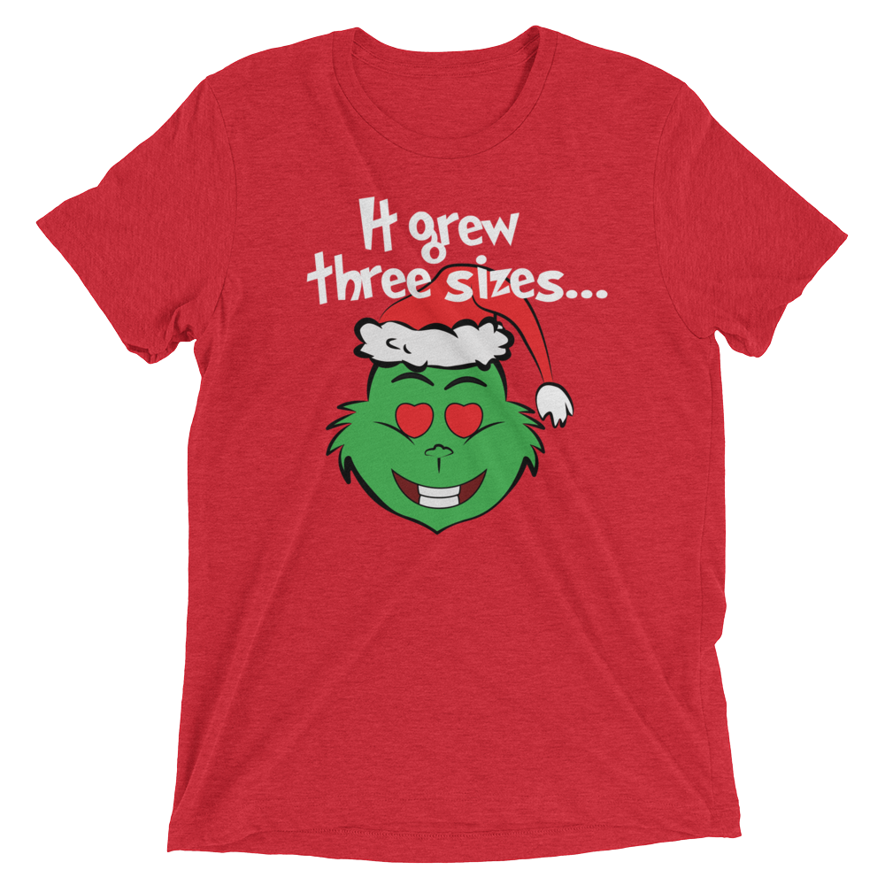 It Grew Three Sizes (Triblend)-Triblend T-Shirt-Swish Embassy