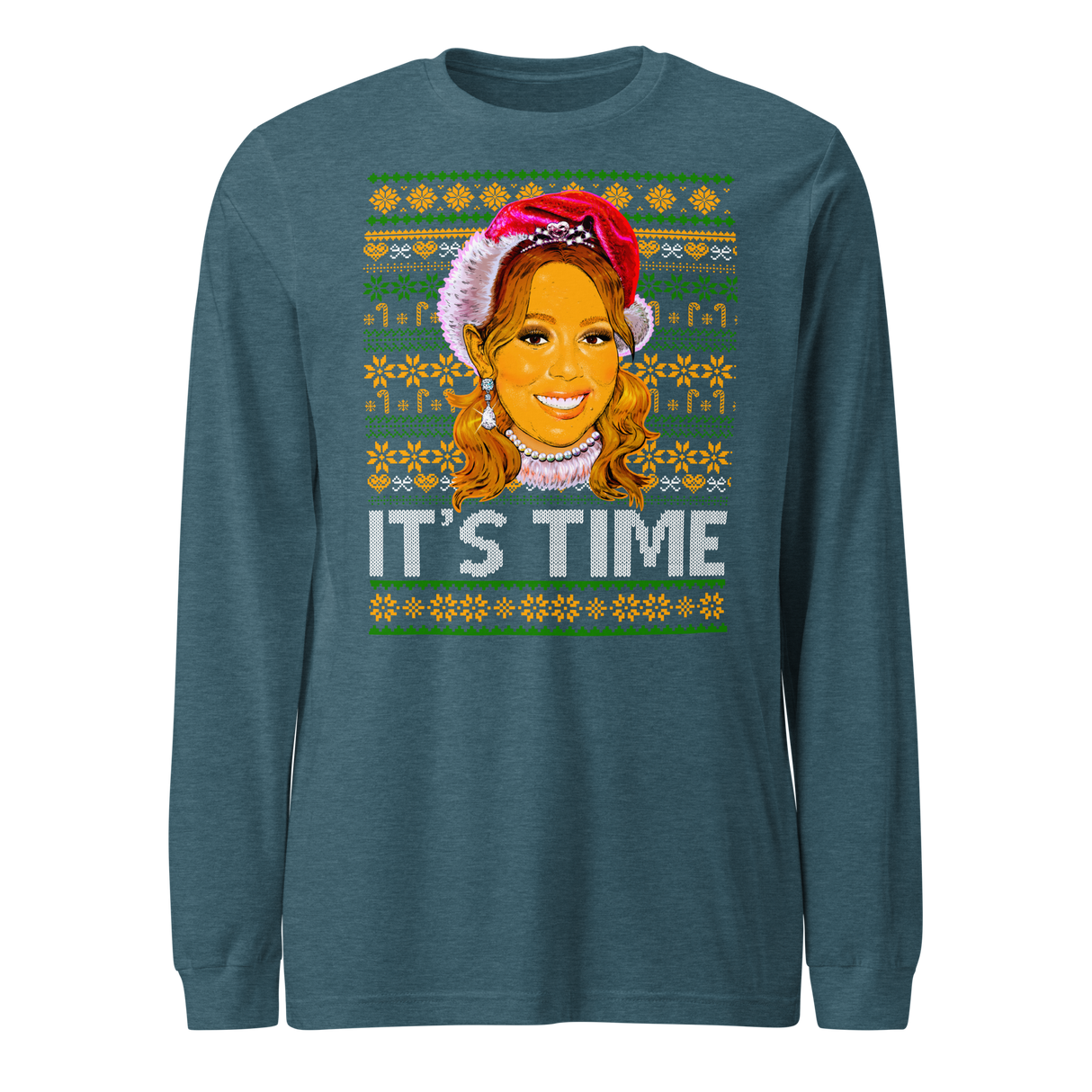It's Time (Ugly Christmas)-T-Shirts-Swish Embassy