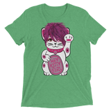 Kitty Girl (Triblend)-Triblend T-Shirt-Swish Embassy