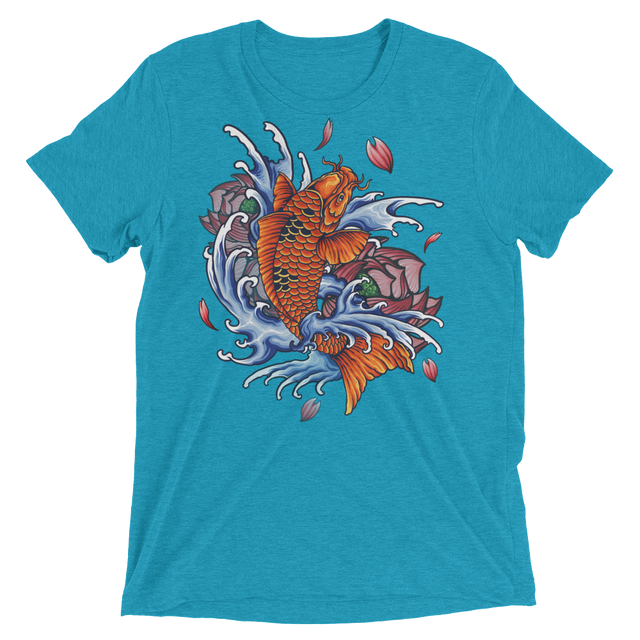 Koi (Triblend)-Triblend T-Shirt-Swish Embassy