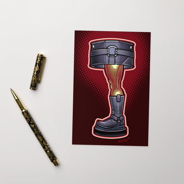 Leg Lamp — Greeting Card