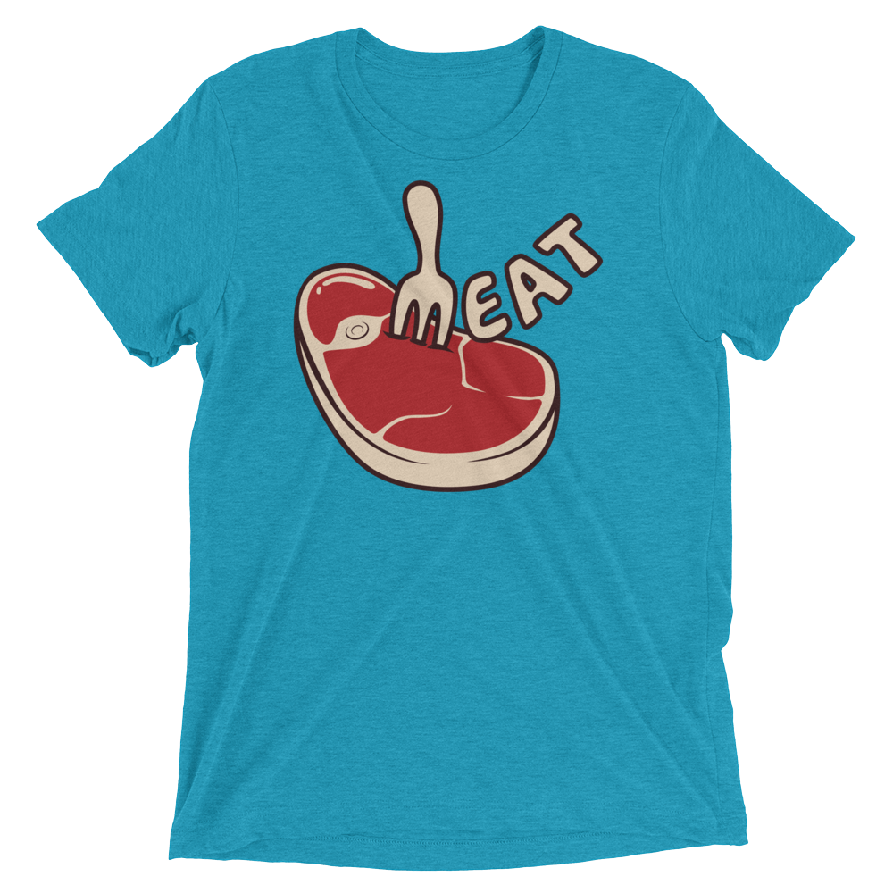 Meat (Triblend)-Triblend T-Shirt-Swish Embassy